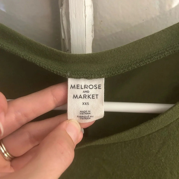 Melrose & Market ruched cotton t-shirt dress - Picture 6 of 12